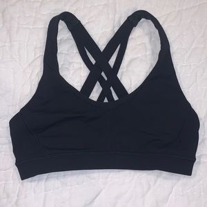 Lululemon Energy black sports bra size 6